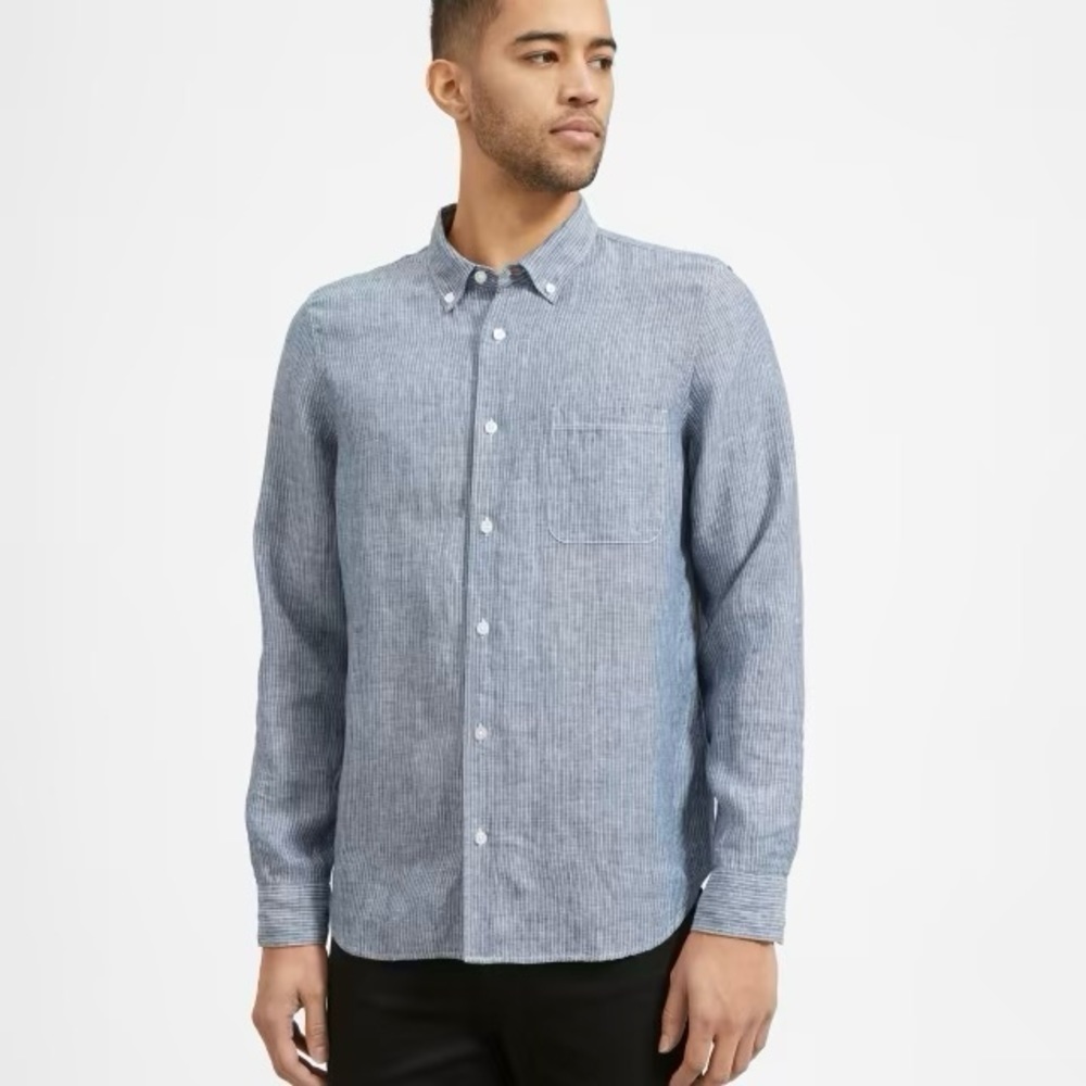 Everlane The Linen Standard Fit Shirt size XXL
